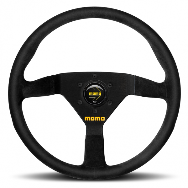 MOMO MOD.78 350mm Wildleder schwarz mit NFC